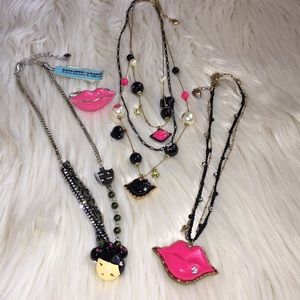 Harajuku Girl Betsey Johnson necklaces